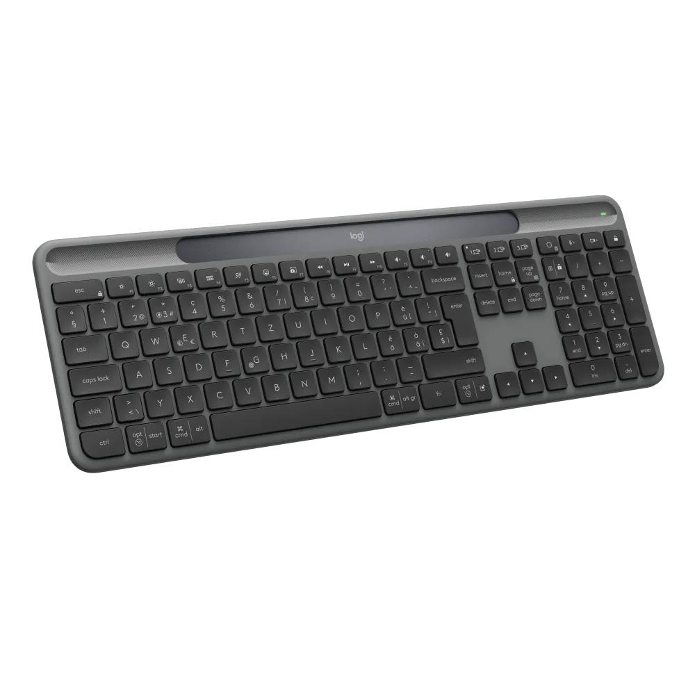 LOGITECH KWL SLIM SOLAR USB -aurinkoenergialla latautuva näppäimistö, US, 920-013779