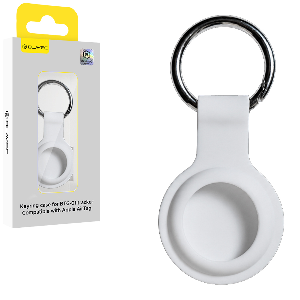 Blavec Keyring case for BTG-01 tracker universal white
