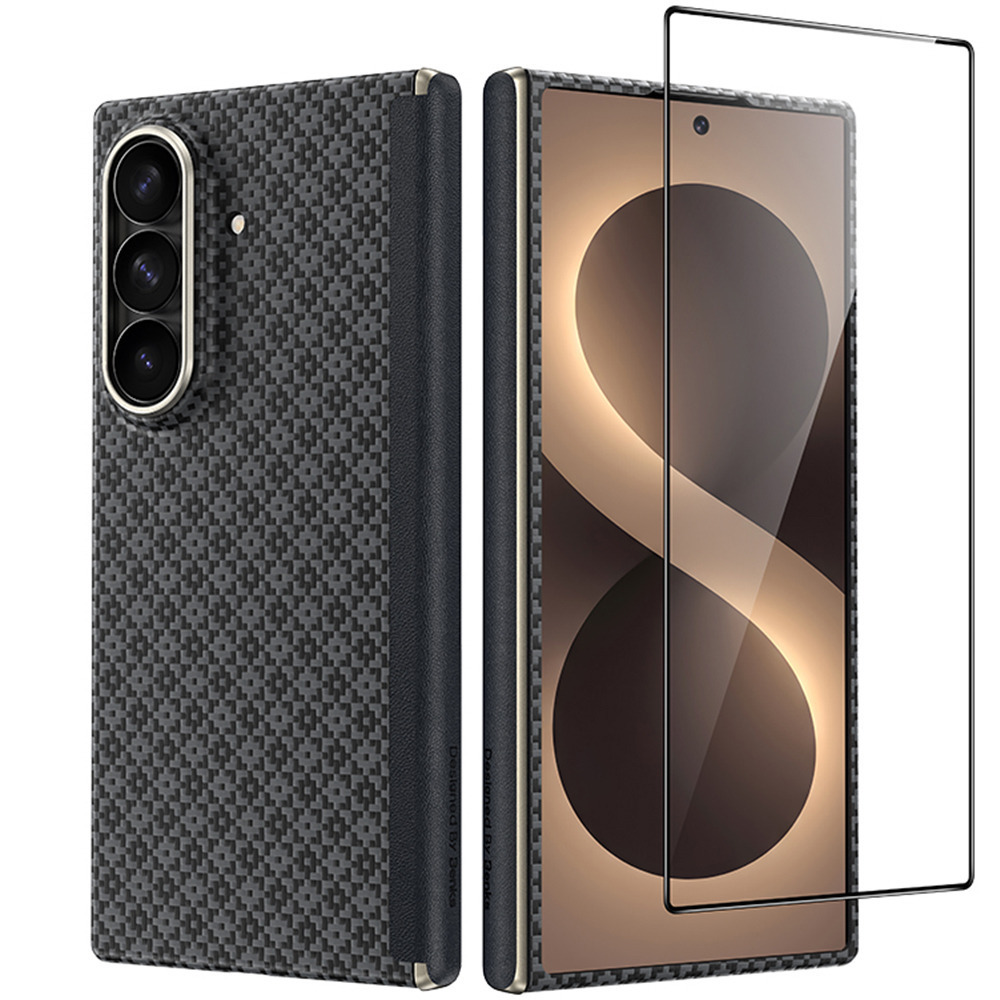 Benks Magnetic Armor Grid Air Grand Combo -suojakuori Samsung Galaxy Z Fold 8 Ultra:lle, musta (C.K.FL.SA.BK.S051)