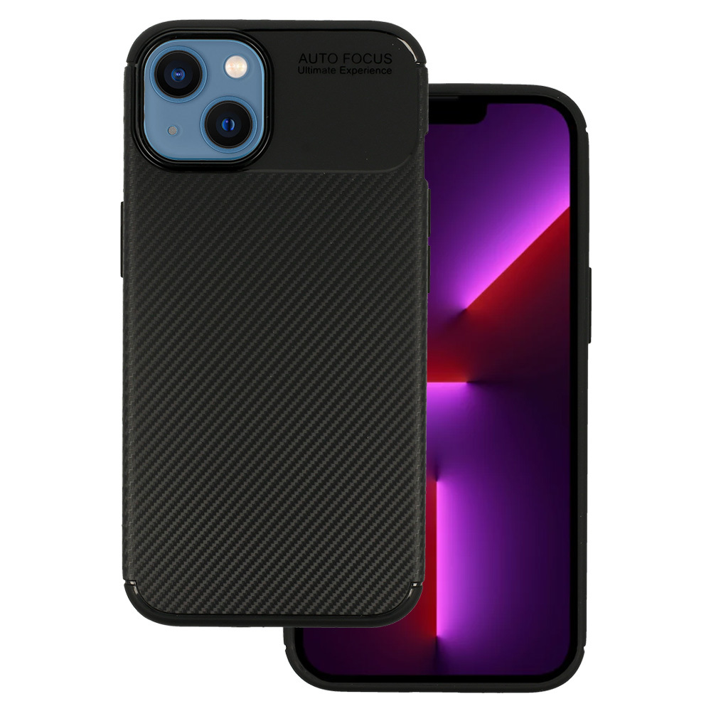 Tel Protect Carbon Elite iPhone 13:lle musta