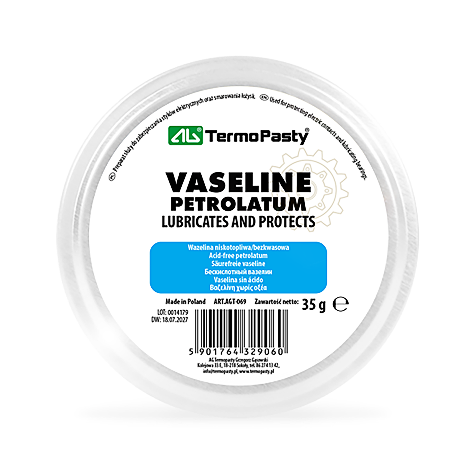 AG tekninen vaseliini, 35 g, AGT-069